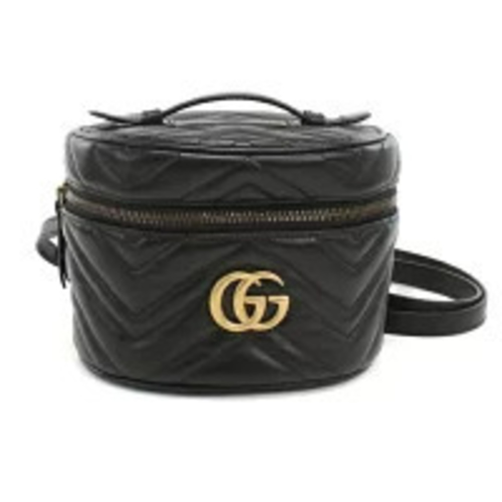 Gucci Backpack Rucksack Daybag GG Marmont Black Travel